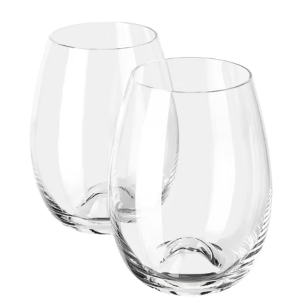 NEW DARTINGTON STEMLESS GLASSES (SET OF 2)